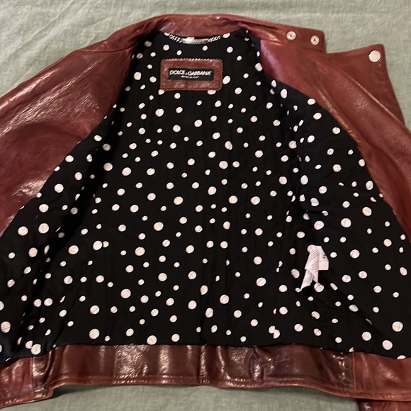 Lambskin Leather and silk lining Dolce and Gabbana Leather Jacket - Picture 5 of 7